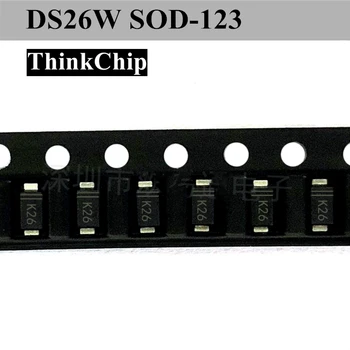  (100ks) DS26W SOD-123 1206 SMD Diódy schottkyho SS26 2A 60V (Označenie K26)