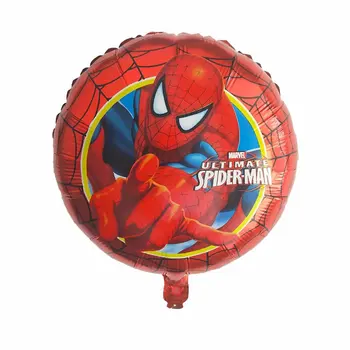  10Pcs 18-palcové Marvel Kapitán Amerika Spiderman Portrét Fóliové Balóniky Baby Sprcha Dekorácie Narodeninovej Party Hélium Globo Deti Hračka
