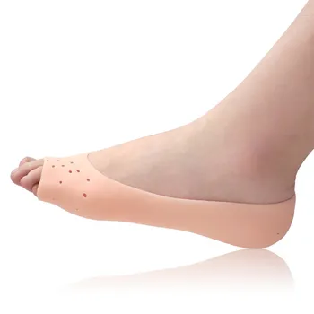  2 Ks/Set Mäkké Silikónové Hydratačný Gél Ponožky Pre Starostlivosť o Nohy Chránič Zmierniť Suché Non-slip Nohy Ochrany Úľavu od Bolesti Patch