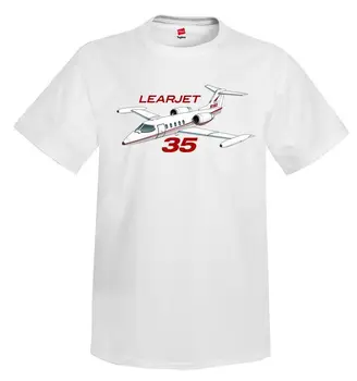  2019 Nový Krátky Rukáv Muži Móda Mužov, T Košele Kolo Krku Learjet 35 Lietadlo T-Shirt - Personalizované S Vašou značkou T-Shirts