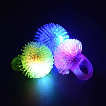  30PCS LED Blikajúce Prst Krúžky Blikať Mäkké Jelly Svetlo Svietiť, Party Bar Narodeniny Hračky, Darčeky Veľkonočné valentín Svadba