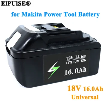  3ks ElPUlSE 18V Nabíjateľná Batéria 16000mAh Lítium-iónová pre Makita 18v Elektrické Nástroje Batérie BL1840 BL1850 BL1830 BL1860