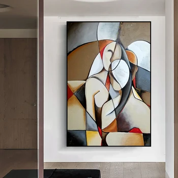  Abstraktný Charakter Obrazu Dekorácie, nástenné Maľby Picasso Funguje Plagát Plátno na Maľovanie a Izba Wall Art Výtlačky pre Moderného Domova