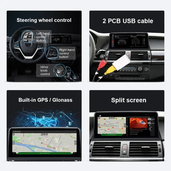  Android 10.0 Auto DVD Rádio Auto Prehrávač pre BMW Série 5 E60 E61, E62 E63 Radu 3 E90 E91 CCC/CIC Navigáciu Multimediálne Carplay