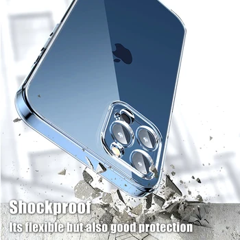  Apple Úplné Pokrytie Ochranné Telefón puzdro Pre iPhone 13 11 12 Pro Max Silikónové Shockproof Prípade iPhone 11 Pro Max Prípade na iPhone 13