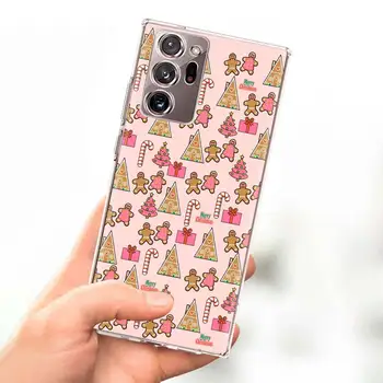  Cartoon Veselé Vianoce Mäkké TPU Prípade Funda Pre Samsung Galaxy Note 20 Ultra Kryt Poznámka 10 Plus 10 Lite 8 9 M31 M30S Coque