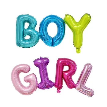  Dievča alebo chlapec, dieťa sprcha fóliové balóniky malé deti narodeninovej oslavy Dňa Detí Nový Rok Zapojenie dekorácie lopta je to hračka