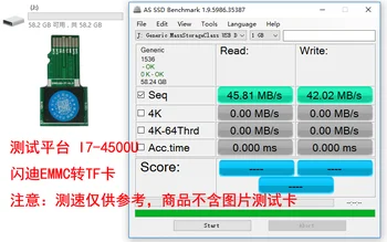  EMMC na TF Karty 16 GB 64 GB Raspberry Pi 4B/3B+/3B EMMC Karty Skutočný Stroj Test