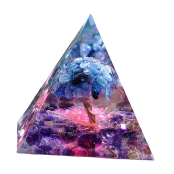  Generátor Energie Orgone Pyramídy Ametyst Peridot Liečivé Prírodné Crystal Reiki Čakra Generátor Orgonite Pyramídy Meditácie Nástroj