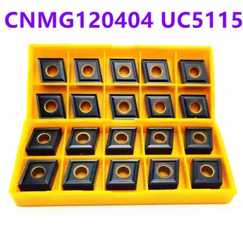 Karbid volfrámu CNMG120404 UC5115 / CNMG120408 UC5115 pre CNC Držiaka Nástroja Čepeľ z Karbidu