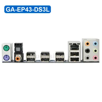  LGA 775 Gigabyte GA-EP43-DS3L Ploche Dosky EP43-DS3L P43 LGA 775 DDR2 16 G SATA2 USB2.0 ATX EP43-DS3L Doske Test