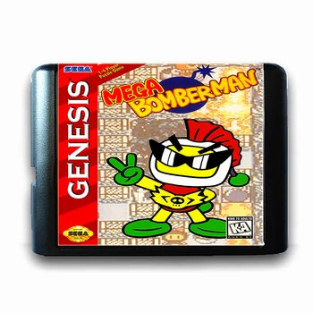  Mega Bombardér Človek pre 16-bitové Sega MD Hra Karty pre Mega Drive pre Genesis, Video Herné Konzoly PAL USA JAP