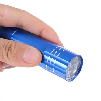  Mini 9 LED Osvetlenie, UV Lampa Zliatiny Auminum Vlasov, Nechtov Manikúra Baterka Manikúra Nástroj Baterka