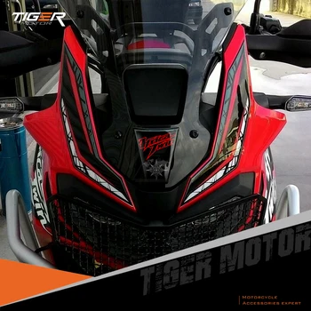 Motocykel Prednej Kapotáže Ochrany Obtlačky 3D Živice Prípad pre Honda Africa Twin 2016-2019
