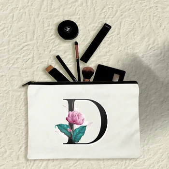  Móda Kvet, Listy Kozmetická Taška Cestovné Umývanie, make-up taška Organizátor Krásy Prípade Najlepšie Štúdia Darček tašky, kozmetické tašky