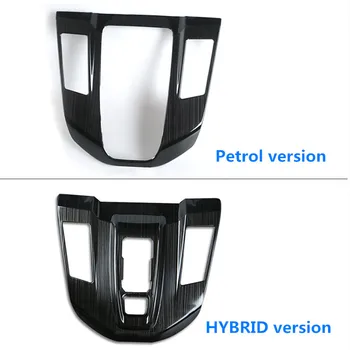  Na Honda CRV CR-V Benzínové Verzie a HYBRIDNÉ Verzie Kartáčovaný Black Radenie Panel z Nehrdzavejúcej Ocele Dekorácie Výbava 2017~2019