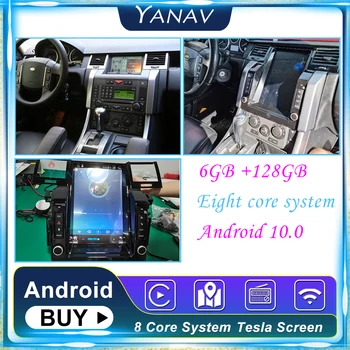  Na Pozemku Range Rover Sport 2006 S 128GB 12.1 palcový Android 10 Auto Multimediálne Navigácia, autorádio Stereo Prehrávač, GPS Navigáciu