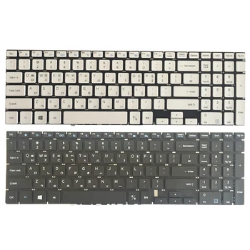  NOVÉ KR klávesnica pre samsung NP 500R5H-X01CN 500R5K 500R5H 500R5L kórejský notebooku, klávesnice čierna/biela