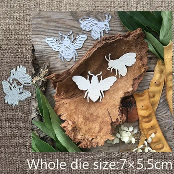  Nový Dizajn Plavidlá Kovové šablóny formy Rezanie Die Bee hmyzu dekorácie album die kusy Album Papier Karty Plavidlá, Razba