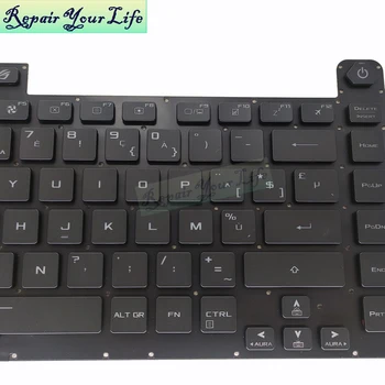  Nórsko Belgicko Notebook klávesnica pre ASUS ROG Strix G15 G512 G512LI LW G531 GD GU G531G klávesnice farebné RGB podsvietenie V184262BE1