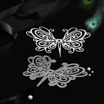  Ohromujúci Motýľ Rezanie Kovov Zomrie pre Scrapbooking Nové Zomrie roku 2020 vysekávané Steh Plavidlá Die Vzorkovníka Troqueles