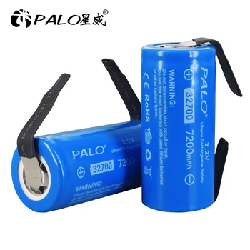  PALO 3.2 V 32700 Batérie 7200mAh LiFePO4 Batérie 35A Kontinuálne Vypúšťanie Maximálne 55A Vysoký Výkon Batérie + DIY Nikel Listov
