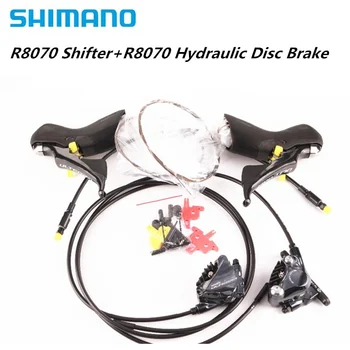  Shimano Ultegra Di2 R8070 ST-R8070 BR-R8070 ST-R785 BR-R8070 Hydraulické Kotúčové Brzdy Ploché Mount 2x11 Rýchlosť Jeden Pár radiaca páka Brzdy