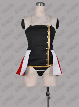  [Upraviť]Anime Umineko No Naku Koro Ni Obrázok Shesuta Sestry Armády Králik Dievča Vojenskú Uniformu Halloween Cosplay Kostým