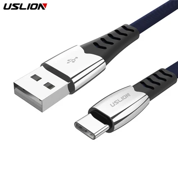 USLION Zliatiny Typu C, USB Kábel USB Typ C-C Kábel pre Huawei P20 Lite Pro 2A USB Nabíjací Kábel pre samsung galaxy s9 s8 plus