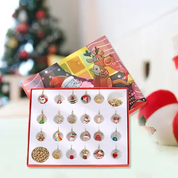  Vianočné Prívesok Charm Kalendár Adventný Šperky Výroby pre Deti Teen Dary