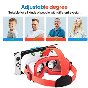  VR Headset pre Nintendo Prepínač OLED Model/Nintendo 3D Prepínanie VR (Virtuálna Realita) Okuliare Spínač VR Labo Okuliare Headset