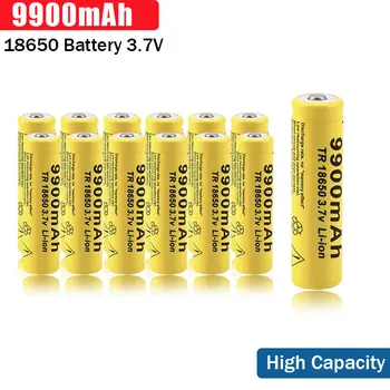  Vysoká Kapacita 1-20PCS 9900mah 18650 Nabíjateľná Batéria 18650 3,7 V Nabíjateľná Lítiová Batéria Pre Baterku Batérie