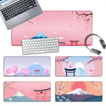  Vzor Japonský ružová cherry blossom štýl Podložka pod Myš Notebook Mause Pad Stôl Mat Pre Veľké Gaming Mouse Mat Pre Overwatch