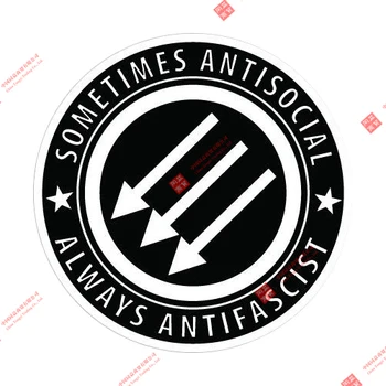  Zaujímavé Auto Samolepky Antifa Antifascist Auto Styling PVC Vinyl Motorcycl Príslušenstvo